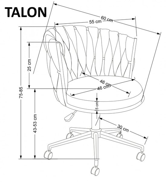 Halmar Kancelárske kreslo TALON béžové