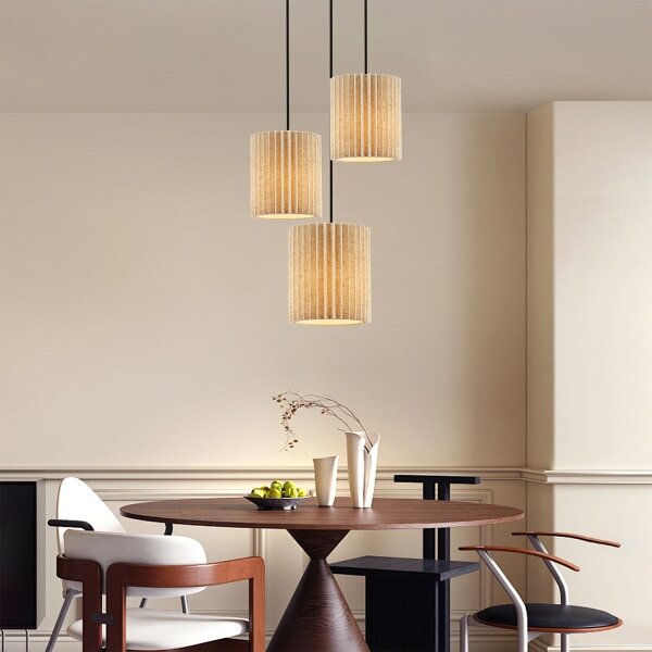 Brilagi - Luster na lanku NORDIC WAVE 3xE27/15W/230V pr. 38 cm ľan/čierna