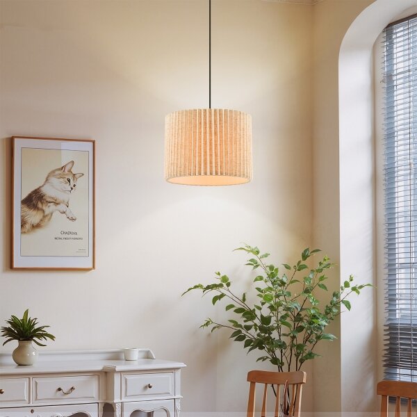 Brilagi - Luster na lanku NORDIC WAVE 1xE27/15W/230V pr. 32 cm ľan/čierna