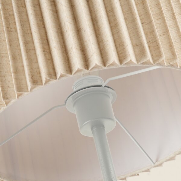 Brilagi - Stojacia lampa NORDIC WAVE 1xE27/15W/230V ľan/biela