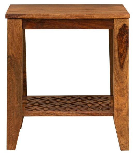 Odkladací stolík Mira 45x45x45 indický masív palisander