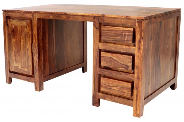 Písací stôl Gani 160x76x80 z indického masívu palisander