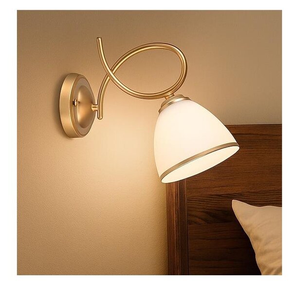 Brilagi - Nástenná lampa FRED 1xE27/60W/230V zlatá