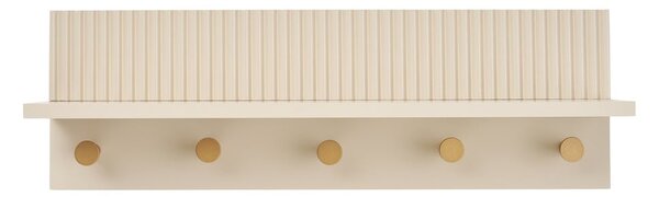 Béžový nástenný vešiak s poličkou 50 cm Rocca – House Nordic