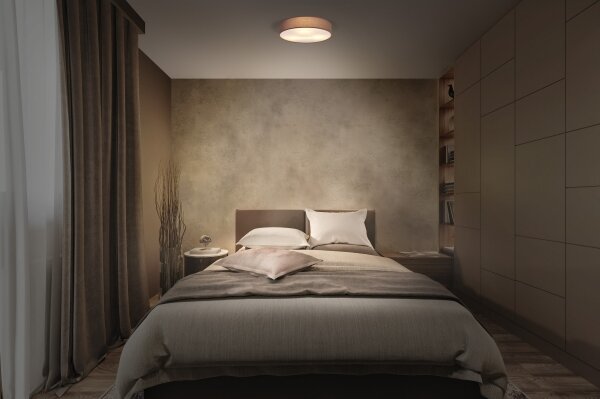 Osram - Stropné svietidlo ORBIS PARIS 1xE27/25W/230V pr. 30 cm hnedé