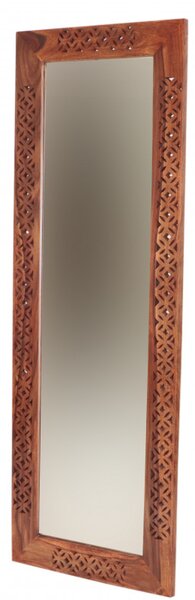 Zrkadlo Mira 60x170 indický masív palisander