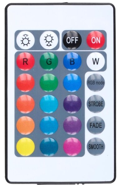 Grundig - LED RGBW stmieiteľná stojacia lampa LED/10W/5V čierna + diaľkové ovládanie