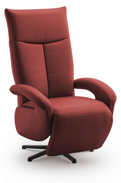 KRESLO, koža, červenohnedá Sit & More - Online Only obývacie izby, Online Only