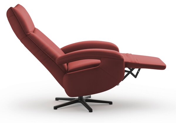 KRESLO, koža, červenohnedá Sit & More - Online Only obývacie izby, Online Only