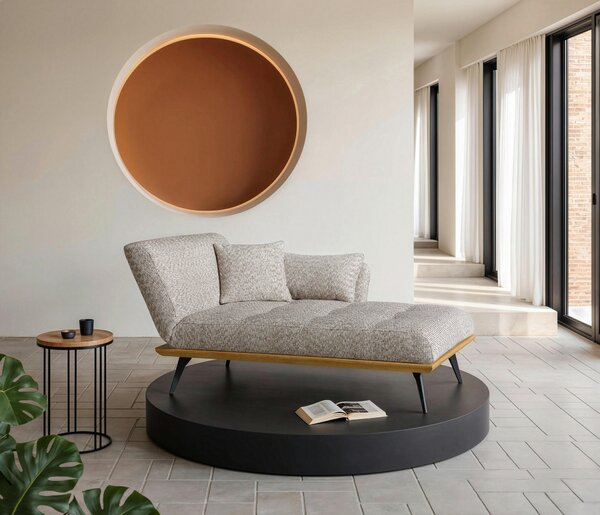 LEŇOŠKA, drevo, textil, 180/85/106 cm Dieter Knoll - Sedačky