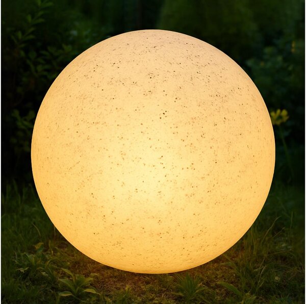 Vonkajšie dekoračné svietidlo LUMISTONE 1xE27/15W/230V IP65 priemer 38 cm