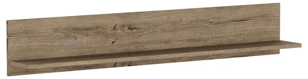 NÁSTENNÁ POLICA, koňaková, 180/30/24 cm Hom`in - Regály