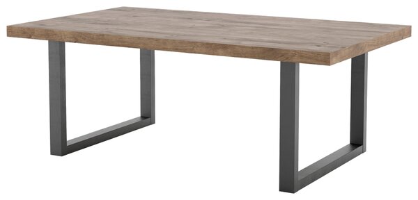 KONFERENČNÝ STOLÍK, čierna, koňaková, kov, kompozitné drevo, 120/70/45 cm Hom`in - Stolíky do obývačky