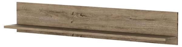 NÁSTENNÁ POLICA, koňaková, 180/30/24 cm Hom`in - Regály