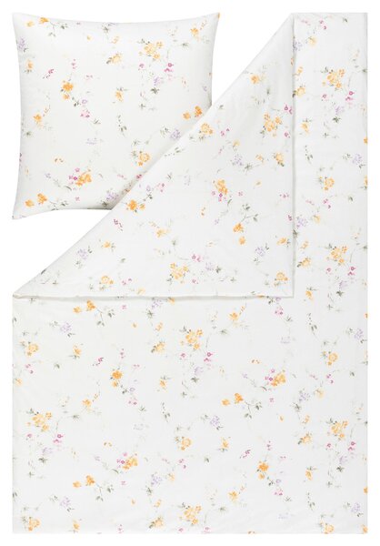 POSTEĽNÁ BIELIZEŇ, interlock džersej, oranžová, 140/200 cm Estella - Obliečky & plachty
