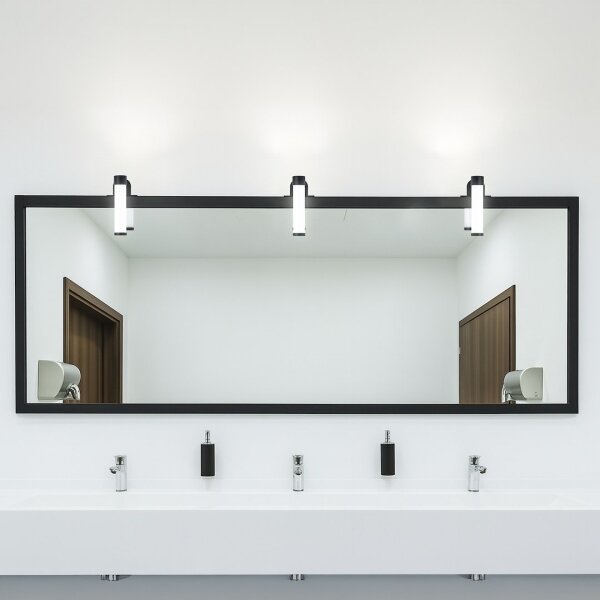 LED kúpeľňové zrkadlové osvetlenie APA MINI LED/4W/230V IP44 čierne