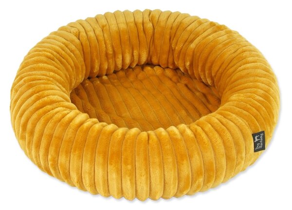 Pelech pre psa v horčicovej farbe ø 70 cm Dog Fantasy Stripe – Plaček Pet Products