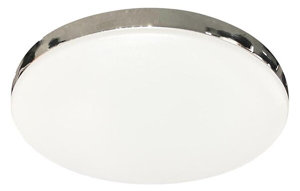 LED stropné svietidlo MAYA LED/10W/230V, priemer 26 cm, lesklý chróm