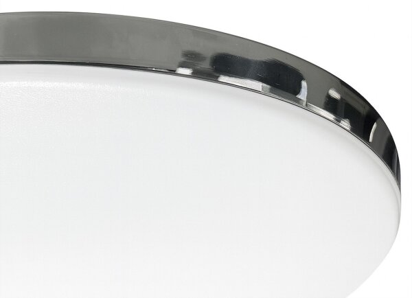 LED stropné svietidlo MAYA LED/10W/230V, priemer 26 cm, lesklý chróm