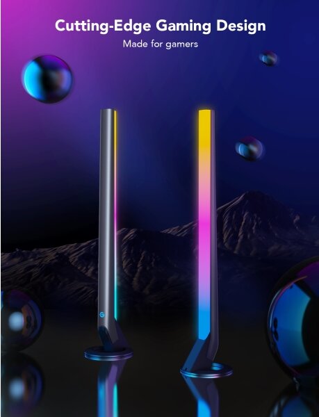 Govee - Inteligentné herné Wi-Fi LED panely + inteligentný duálny biely Wi-Fi ovládač