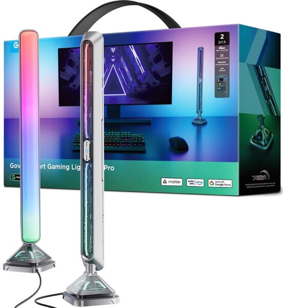 Govee - Smart RGBIC Gaming Pro svetelné panely Matter Wi-Fi