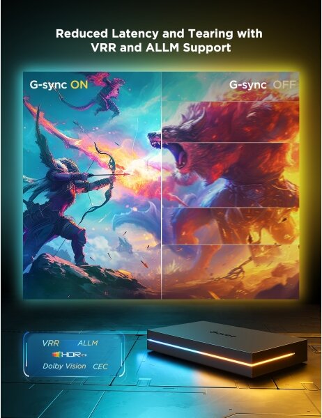 Govee - AI Sync Box Kit 2 Inteligentná sada počítačového osvetlenia 27-34" + LED panely Wi-Fi
