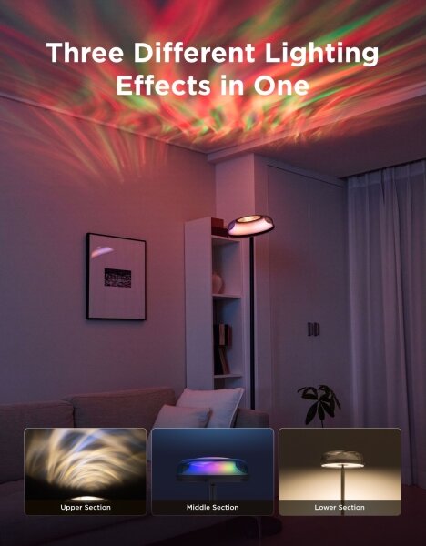 Govee-LED RGBICWW stmievateľná stojaca lampa UPLIGHTER MATTER LED/24W/230V Wi-Fi