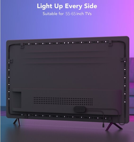 Govee - TV 55-65" SMART LED podsvietenie RGBIC Wi-Fi