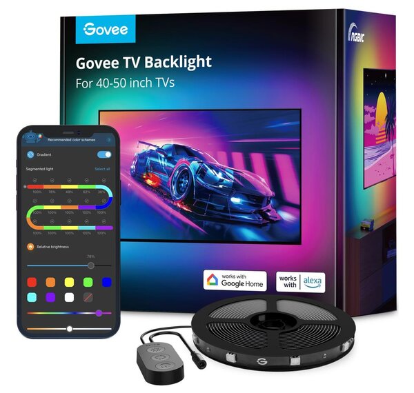 Govee - TV 40-50" SMART LED podsvietenie RGBIC Wi-Fi