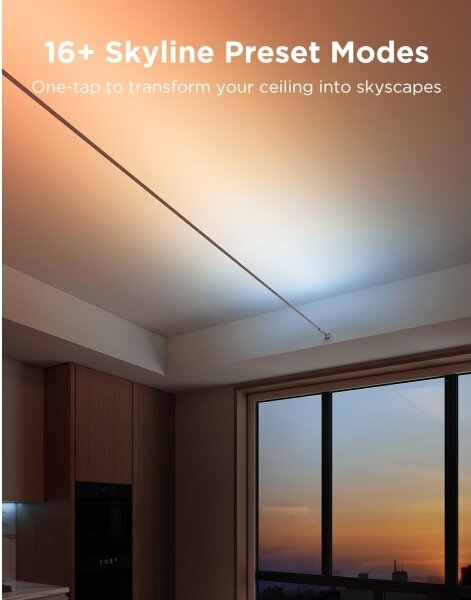 Govee - LED RGBICWW závesný LED pás/36W/24V 4 m Skyline Matter Wi-Fi