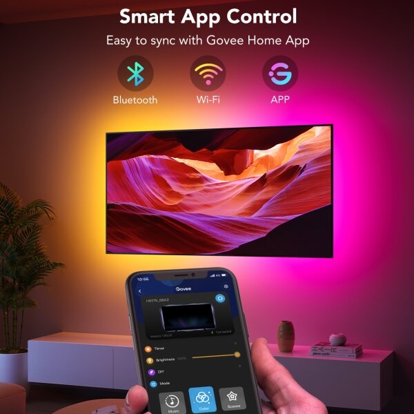 Govee - TV 40-50" SMART LED podsvietenie RGBIC Wi-Fi