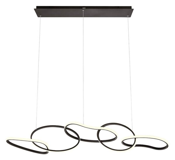 Redo 01-3393 - stmievateľný LED luster na lankách BIAS LED/120W/230V čierny