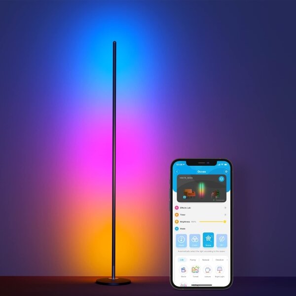 Govee - LED RGBW Stmievateľná stojacia lampa LITE MATTER LED/24W/230V Wi-Fi