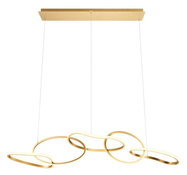 Redo 01-3392 - Stmievateľný LED závesný luster na lanku BIAS LED/120W/230V zlatý