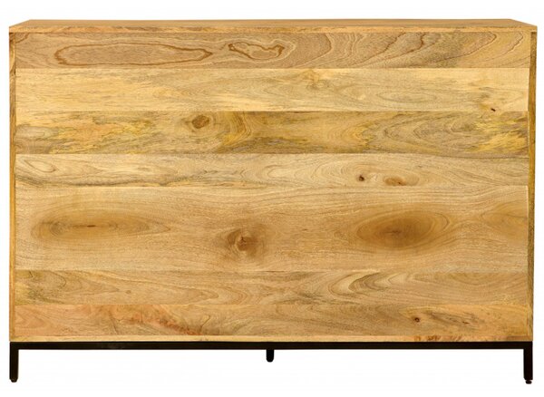 Knižnica Gita 130x90x35 indický masív mango