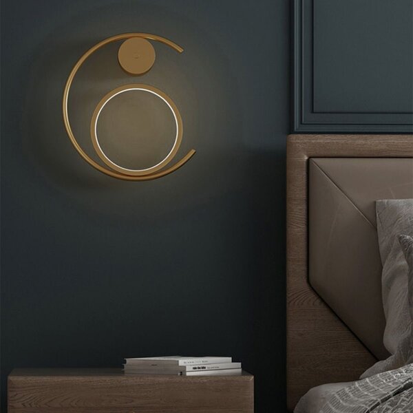 Toolight Toolight, LED nástenné svietidlo APP1143-W, medená, OSW-14100