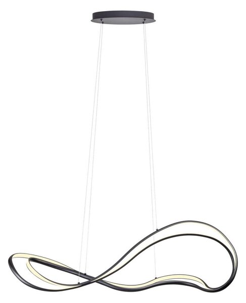 Redo 01-3599 - LED stmievateľný luster na lanku TEMPEST LED/58W/230V čierna