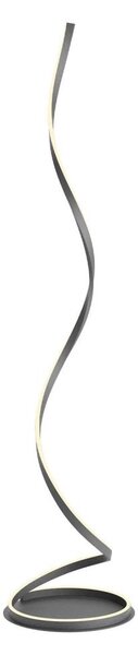 Redo 01-4283 - LED stmievateľná stojacia lampa SCROLL LED/30W/230V čierna