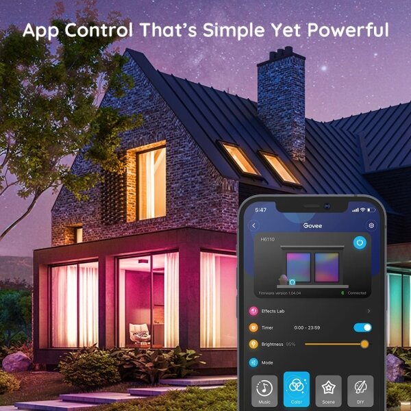 Govee - LED RGB Stmievateľný pásik SMART LED/36W/24V 10m Wi-Fi