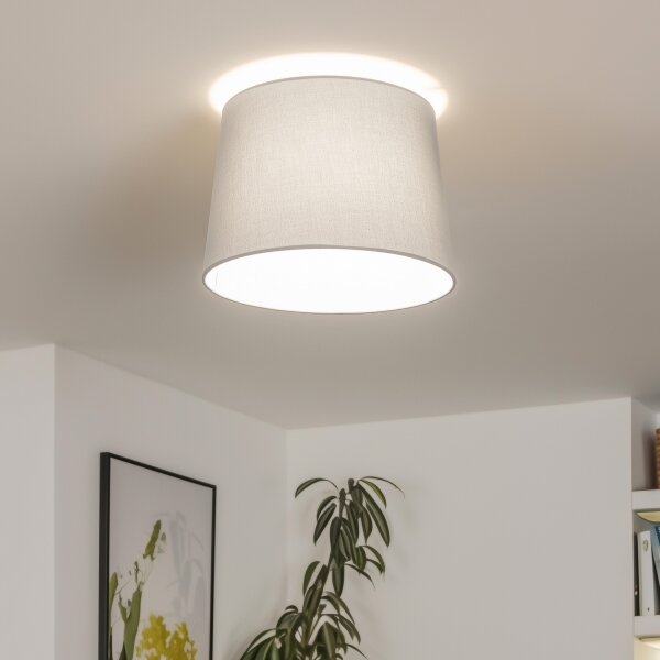 Univerzálne tienidlo KERIA, priemer 30 cm, sivé