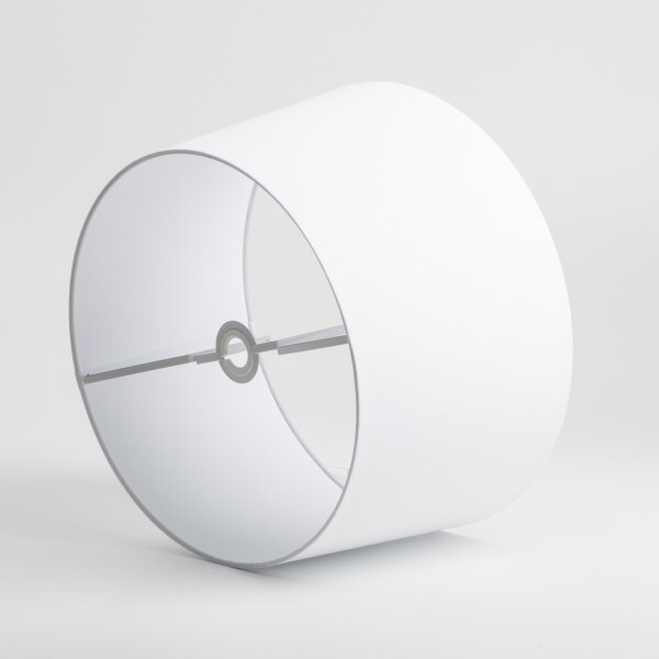 Brilagi - LED stojacia lampa CERIA 1xE27/40W/230V pr. 45 cm biela/matný chróm