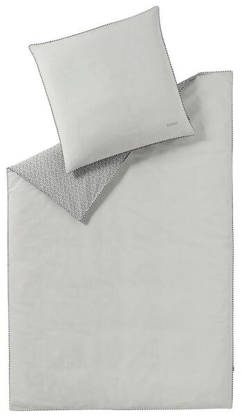 OBOJSTRANNÁ POSTEĽNÁ BIELIZEŇ, renforcé, sivá, svetlosivá, 135/200 cm Esprit - Online Only bytové doplnky, Online Only