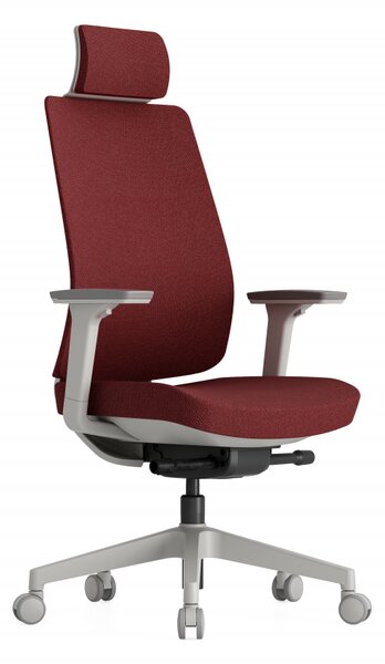 Kancelárska ergonomická stolička OFFICE More K50 — biela, viac farieb Červená
