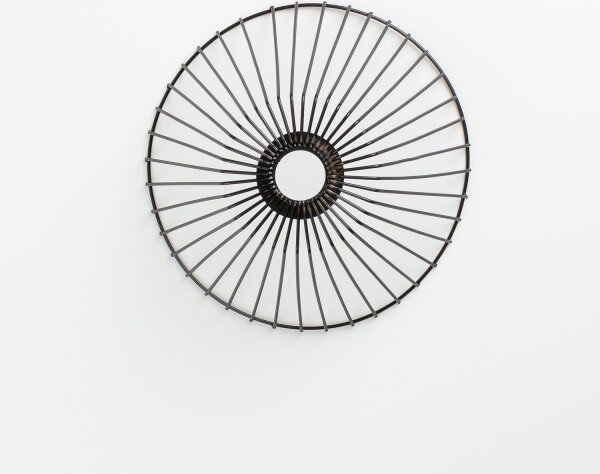 Brilagi - LED prisadený luster CERIA WIRE 1xE27/40W/230V pr. 30 cm čierna/dub
