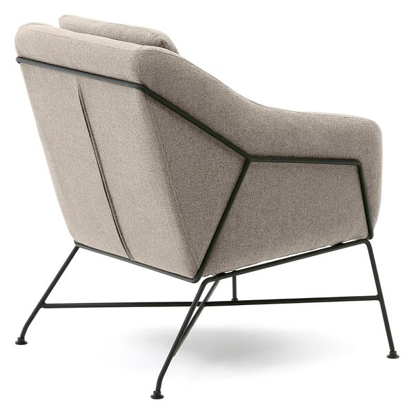 Béžové kreslo Brida – Kave Home