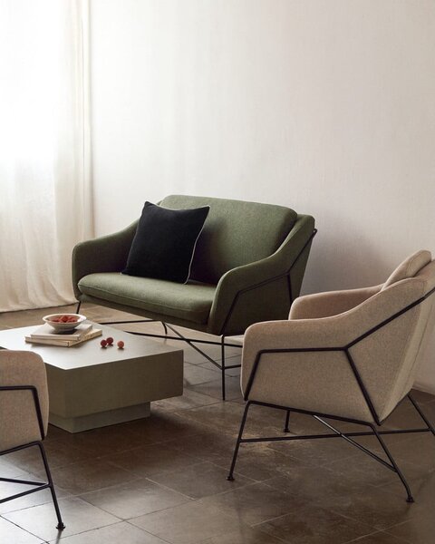 Béžové kreslo Brida – Kave Home