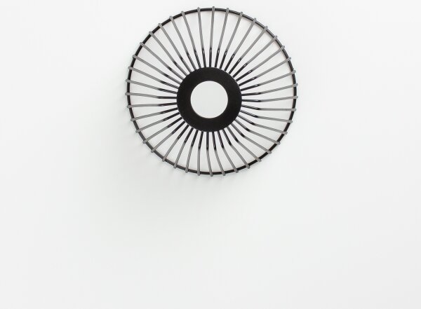 Brilagi - LED prisadený luster CERIA WIRE 1xE27/40W/230V pr. 80 cm čierna/dub