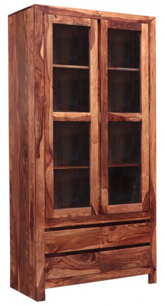 Vitrína Gani 100x200x45 z indického masívu palisander