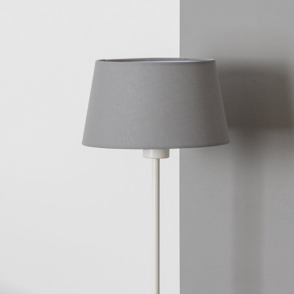 Brilagi - LED stojacia lampa CERIA 1xE27/40W/230V pr. 25 cm sivá/biela
