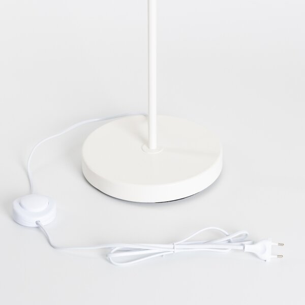 Brilagi - LED stojacia lampa CERIA 1xE27/40W/230V pr. 30 cm biela